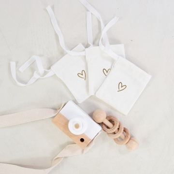 Zestaw Pudełko Wspomnień + woreczki+ metryczka+ ząbek Prezent na Chrzest