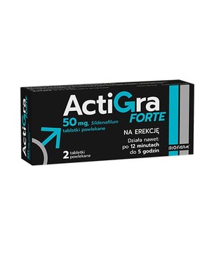 Biofarm Actigra Forte, 2 tabl., na erekcję