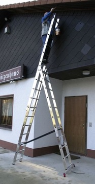 Многофункциональная алюминиевая лестница 3Х11 KRAUSE CORDA 030429 ВЫСОТА. РОБ. 7.30М