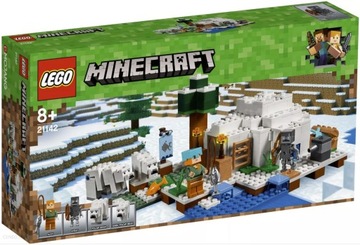 LEGO Minecraft 21142 Igloo niedźwiedzia polarnego