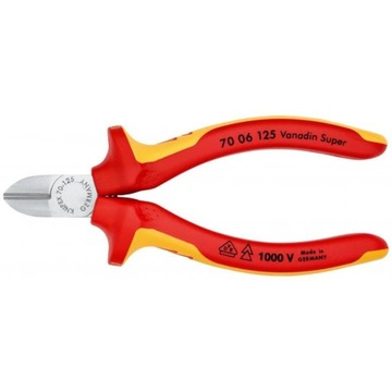 KNIPEX SZCZYPCE TNĄCE BOCZNE 125MM 70 06 125