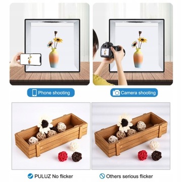 PULUZ Lightbox Мини-световой короб для фотостудии с 6 цв.