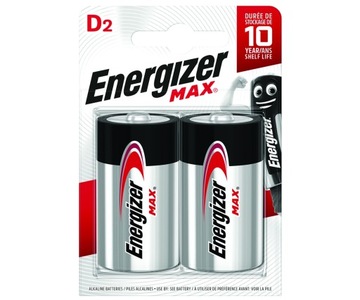 Bateria alkaliczna LR20 ENERGIZER MAX B2 1,5V