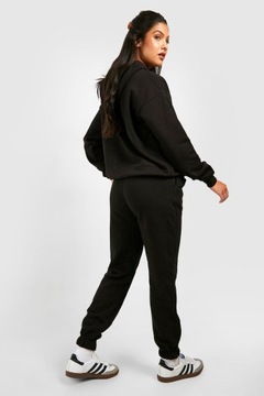 D4E10 ЧЕРНЫЕ СПОРТИВНЫЕ БРЮКИ ДЛЯ МАТЕРИАЛОВ BOOHOO JOGGERS XXL