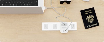 Универсальный адаптер Адаптер Розетки Великобритании и ЕС USB и зарядное устройство USB-C МИР
