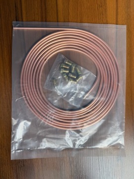 Тормозная трубка стальная омедненная трубка 5М + 10 шт наконечников М10х1