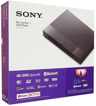 Odtwarzacz Blu-Ray DVD Sony BDP-S6700 YouTube Bluetooth Netflix WiFi CD