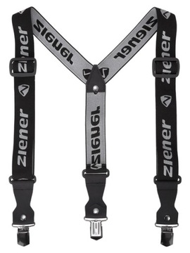SZELKI DO SPODNI ZIENER BRACES CLIP Black 2024 S
