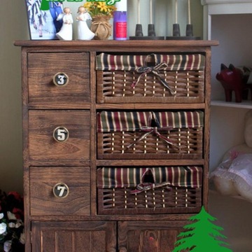 Дверца шкафа в винтажном стиле, выдвижной ящик #7