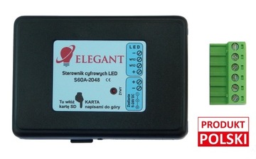 Odbiornik LED ELEGANT S60 na kartę SD