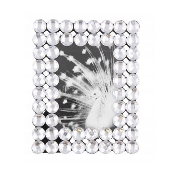 RAMKA NA ZDJĘCIA OBRAZ 10x15CM DIAMENTY GLAMOUR