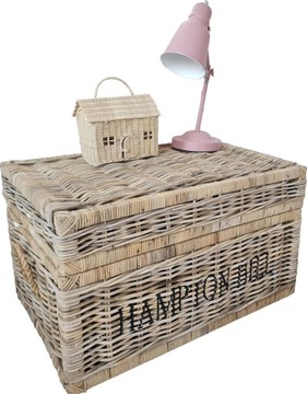 Большой сундук из ротанга в деревенском стиле Hampton Hill