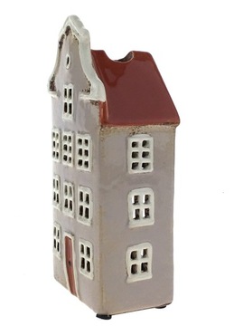 КЕРАМИЧЕСКИЙ ФОНАРЬ ДЛЯ ДОМА ПОДСВЕЧНИК ФОНАРЬ МНОГОДОРОЖНЫЙ ДОМ С ГЛАЗУРНОЙ КЕРАМИКОЙ