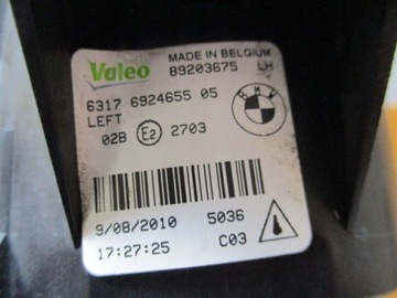 HALOGEN LEVÝ BMW 1 E81 E87 ORIGINÁLNÍ Z ŽÁROVKA