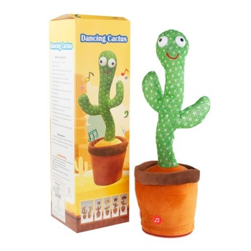 КАКТУС ПОЕТ ТАНЦУЕТ ПОВТОРЯЕТ ИНТЕРАКТИВНЫЙ СВЕТОДИОД