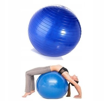 GIMNASTYCZNA PIŁKA BALANSOWANIE REHABILITACYJNA FITNESS DO ĆWICZEŃ + POMPKA