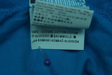 Koszulka t-shirt BENETTON oversize bawełna XS/S