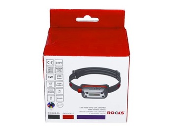 Налобный фонарь Color Pro с датчиком 250 Лм