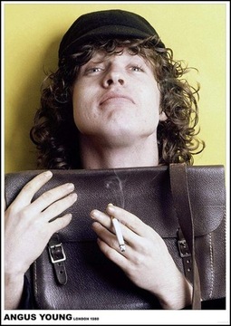 AC/DC Angus Young Londyn 1980 - plakat