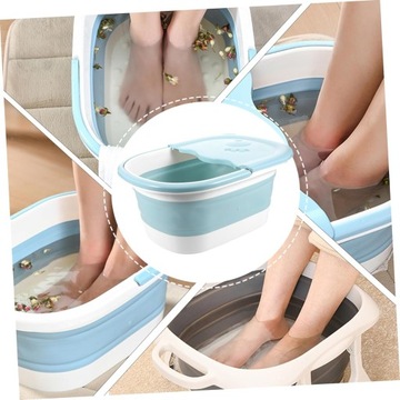 1 шт. Ванна для ног для педикюра Портативная ванна для складной ванны для ног