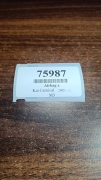 KIA CARNIVAL ULOŽENÍ AIR NÁDRŽ ŘIDIČE