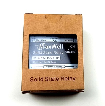 Полупроводниковое реле контроллера ССР 10А/280В 0-10В