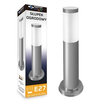 Lampa LED Ogrodowa 45cm zewnętrzna słupek stojąca E27 LED