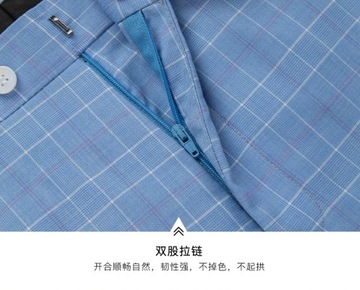 S-5XL (kurtka kamizelka spodnie) Boutique krata męska biznesowa