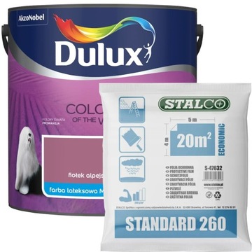Dulux Kolory Świata Fiołek Alpejski 2,5L + GRATIS
