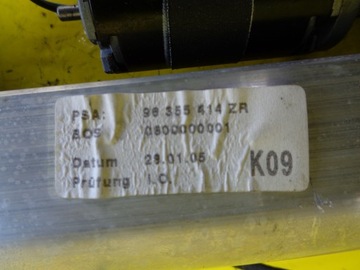 ROLETA OKNO ZADNÍ PEUGEOT 607 FL