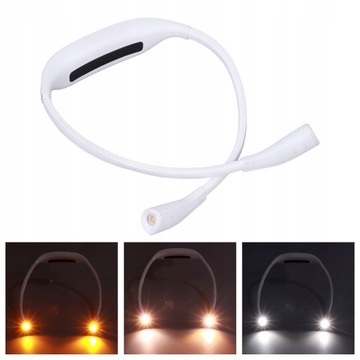 LAMPKA LED DO CZYTANIA KSIĄŻEK NA SZYJĘ LATARKA