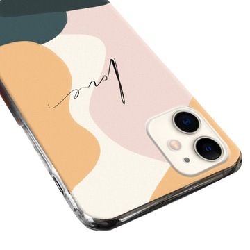 etui case do iPhone 11 guma wzory + SZKŁO