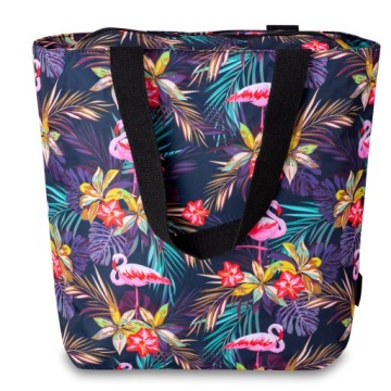 ПЛЯЖНАЯ СУМКА - ЦВЕТЫ ФЛАМИНГО
