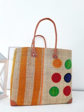 Сумка-корзина Madagascar с желтым L