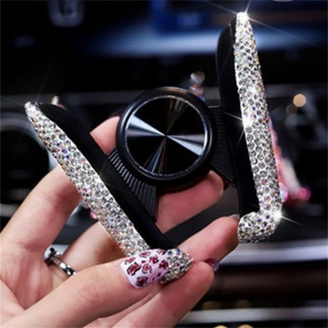 Женский автомобильный держатель для телефона со стразами