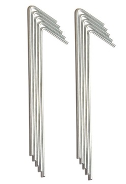 Śledzie szpilki do namiotu 25cm 10szt STAL OCYNK
