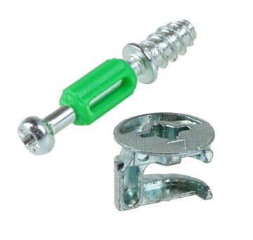 Соединитель мебельный эксцентриковый, крючок ЕВРО 24