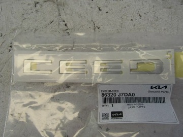 KIA CEED ZNAK NÁPIS KRYT KUFRU 86320J7DA0