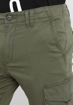 JACK&JONES SPODNIE BOJÓWKI KHAKI 32/30 1M5A