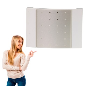 Dzwonek przewodowy srebrny DNU-912/N 8-230V Zamel dzwonek do drzwi