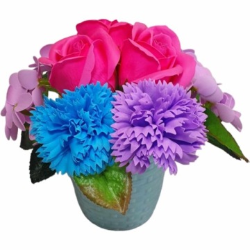 Букет мыльных цветов, композиция, центральное украшение, мыльные розы, ПОДАРОК, подарок