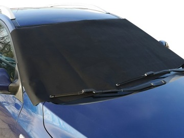 ZESTAW ZIMOWY auta MATA ANTYSZRONOWA na szybę SZCZOTKA SKROBACZKA 65cm