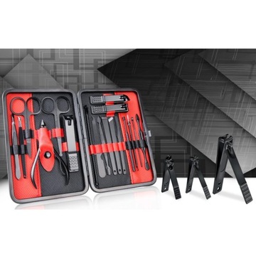 ПРОФЕССИОНАЛЬНЫЙ НАБОР ДЛЯ ПЕДИКЮРА |МАНИКЮР|18 ИНСТРУМЕНТОВ ДЛЯ УХОДА ЗА НОГТЯМИ