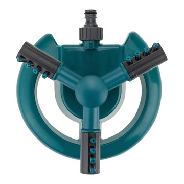 СПРИНКЕР ДЛЯ ПОЛИВА САДОВЫЙ, ВРАЩАЮЩИЙСЯ, 3-РУЧНОЙ, РЕГУЛИРУЕМЫЙ НА ШТАТИВЕ