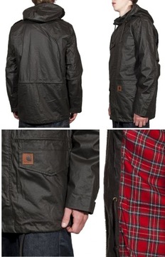 CARHARTT kurtka długa woskowana Columbia Coat Waxed jak Nowa roz L