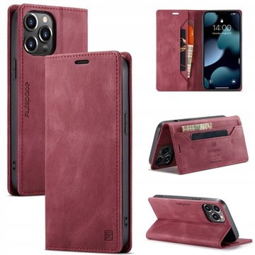 Etui Skórzane Z Klapką Do IPhone 13 Pro Case