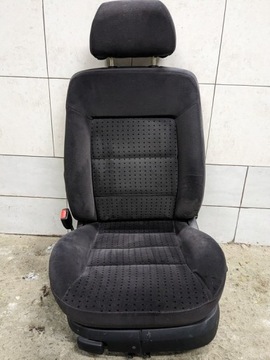 KOMPLETNY FOTEL LEWY PRZÓD WELUR 4 REGULACJE VW PASSAT B5 96-05r