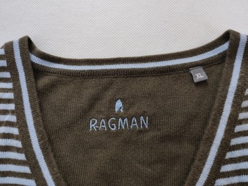 RAGMAN MĘSKI SWETER PULLOVER W PASKI rozm. XL