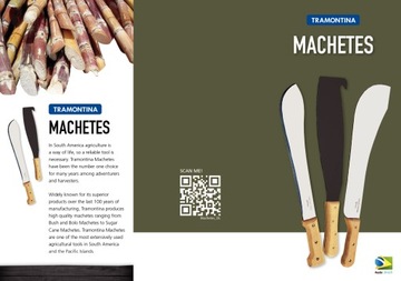 ТРАМОНТИНА Мачете Кемпинг Мачете 12 дюймов / 31 см