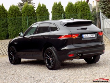 Jaguar F-Pace SUV 2.0 i4D 180KM 2017 Jaguar F-Pace BLACK 180KM 4x4 Kamera Led Skora Ambiente 2.0 Diesel 180KM, zdjęcie 14